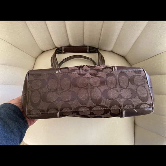 Coach signature satchel, brown - Picture 6 of 7